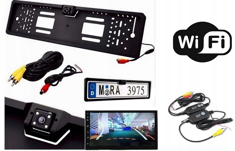 WIFI КАМЕРА ЗАДНЕГО ВИДА В РАМКЕ НОМЕРНОГО ЗНАКА