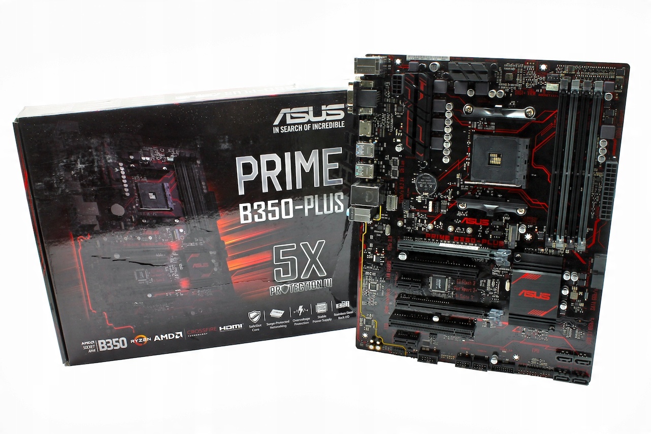 

Płyta Główna Asus Prime B350-PLUS AM4 DDR4