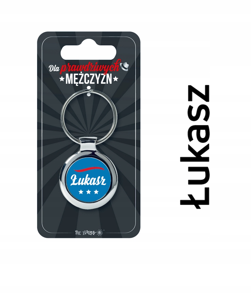 

Brelok metalowy "Łukasz"