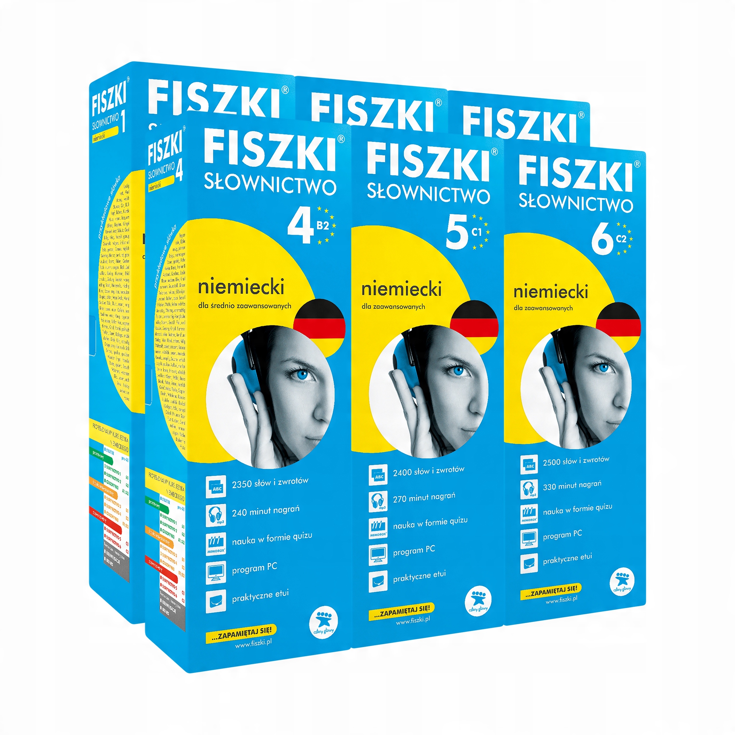 

Zestaw Fiszki Kurs Niemiecki XXL (A1-C2)