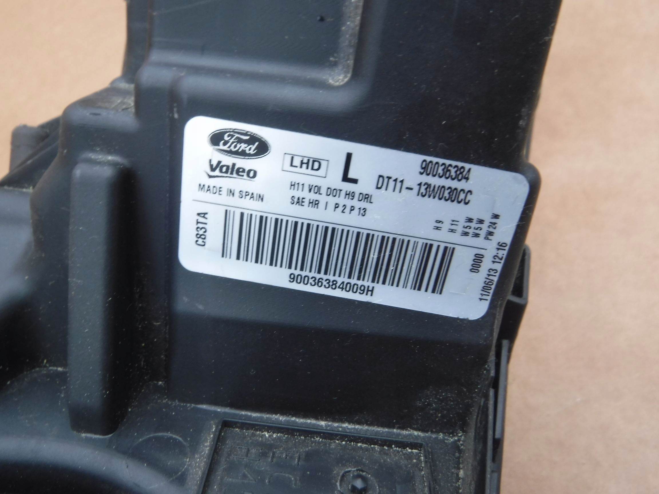 Frontscheinwerfer Ford Transit Connect 1 Mk1 DT1113W030CCD LED Links Headlight - Thumbnail 8