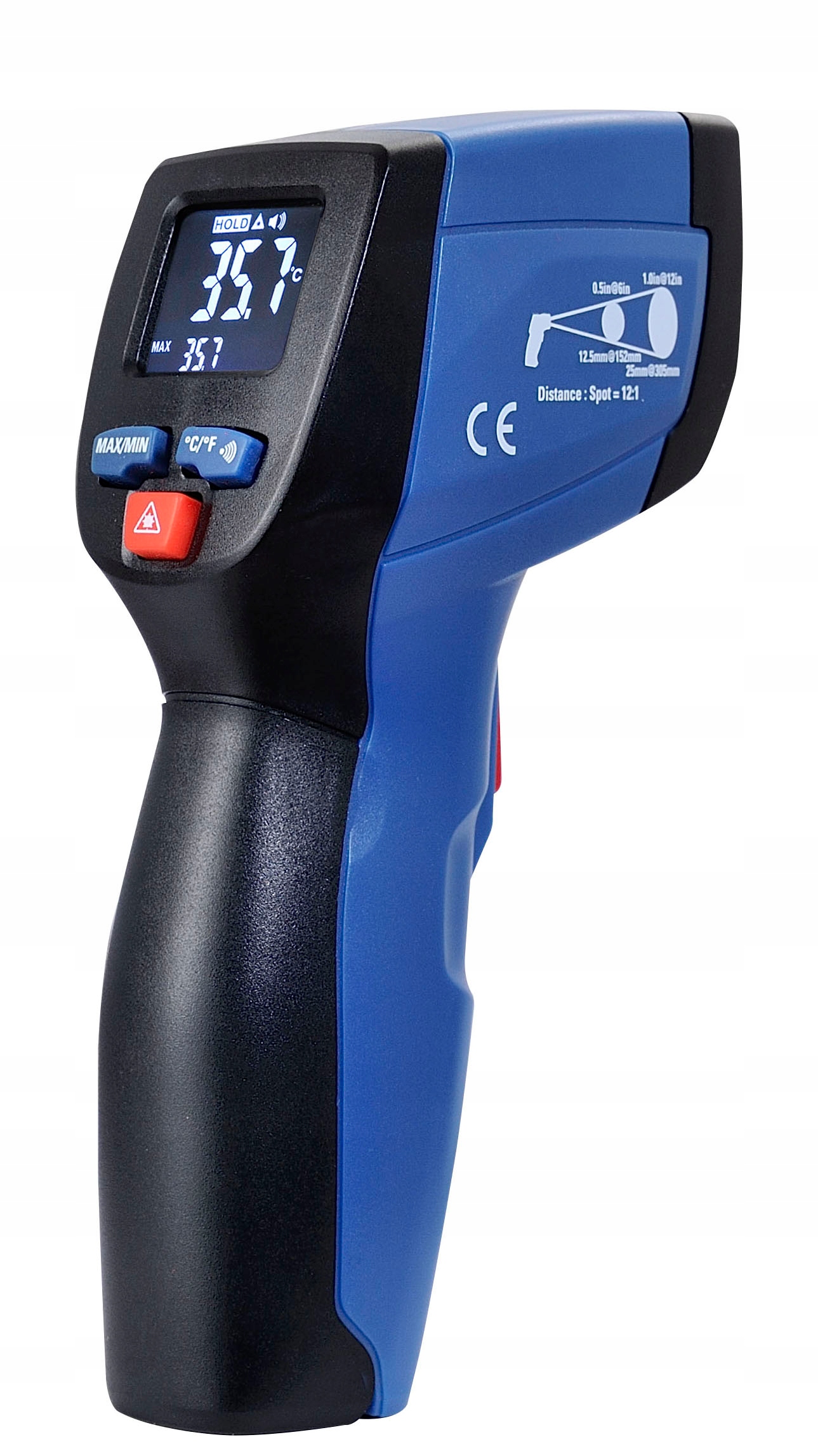 Dual-Laser Native Display laser thermometer