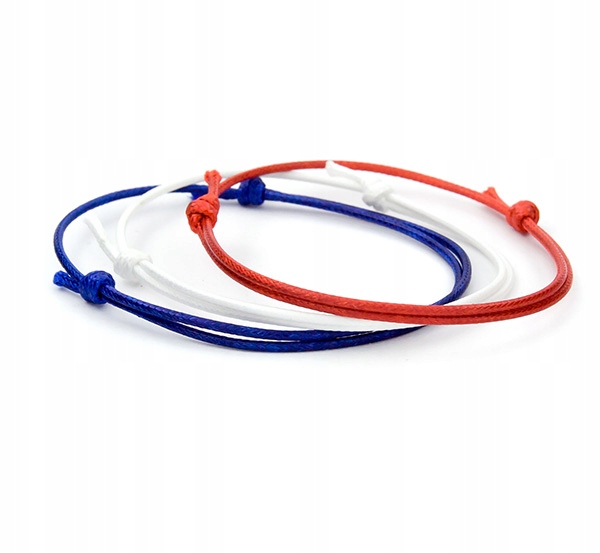 

Bransoletki Red-blue-white