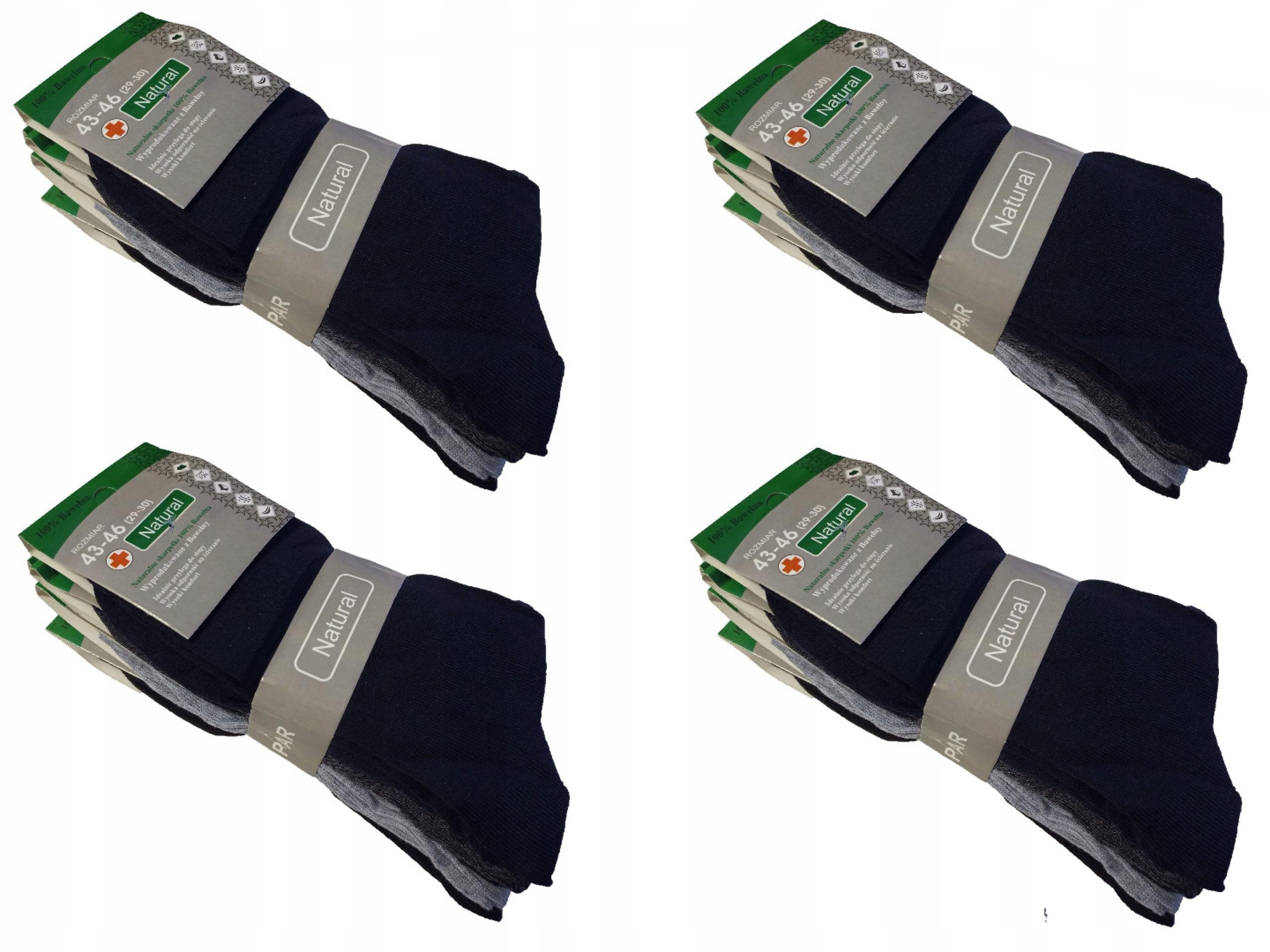 

20 par Skarpety Natural Wysyłka Gratis 43-46