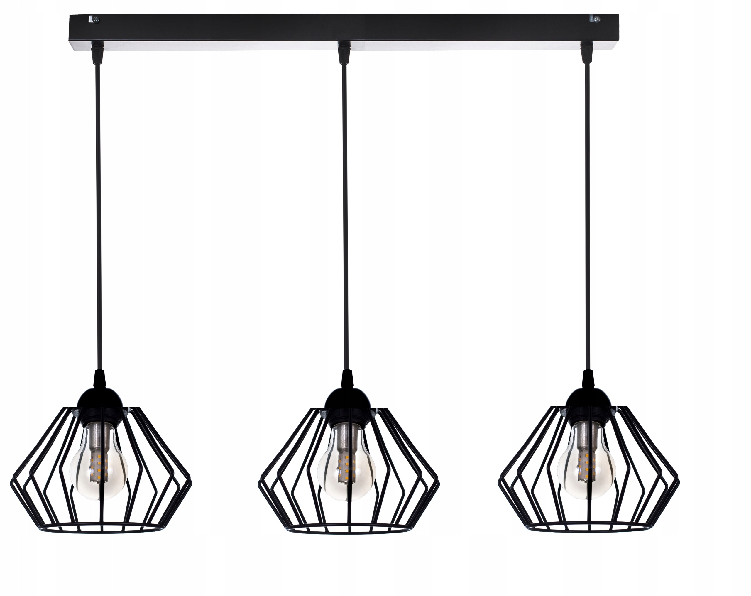 

Lampa Wisząca Sufitowa Żyrandol Brylant Loft Drut