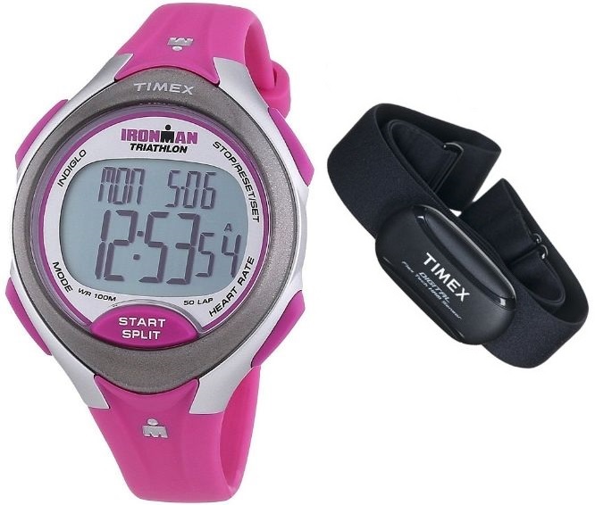 

Kobiecy Zegarek Timex Do Biegania +pulsometr + Pas