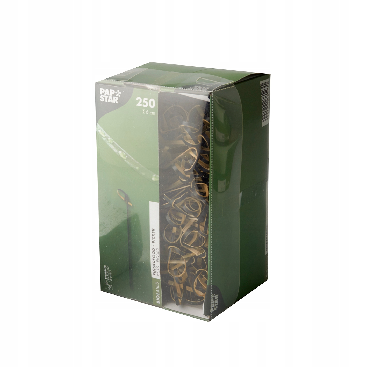 Patyczki czarne bambusowe,wykałaczki knot pętelka Marka inna