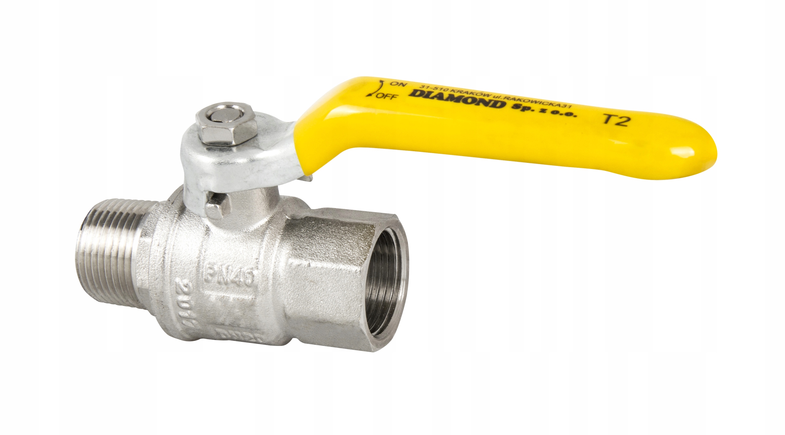 

Zawór Gazowy Kurek Kulowy Do Gazu Z Rączką Wz 1/2