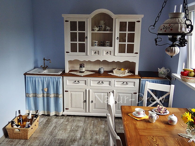 Regał Rustykalny , Woskowany z Drewna Litego - HIT Marka inna