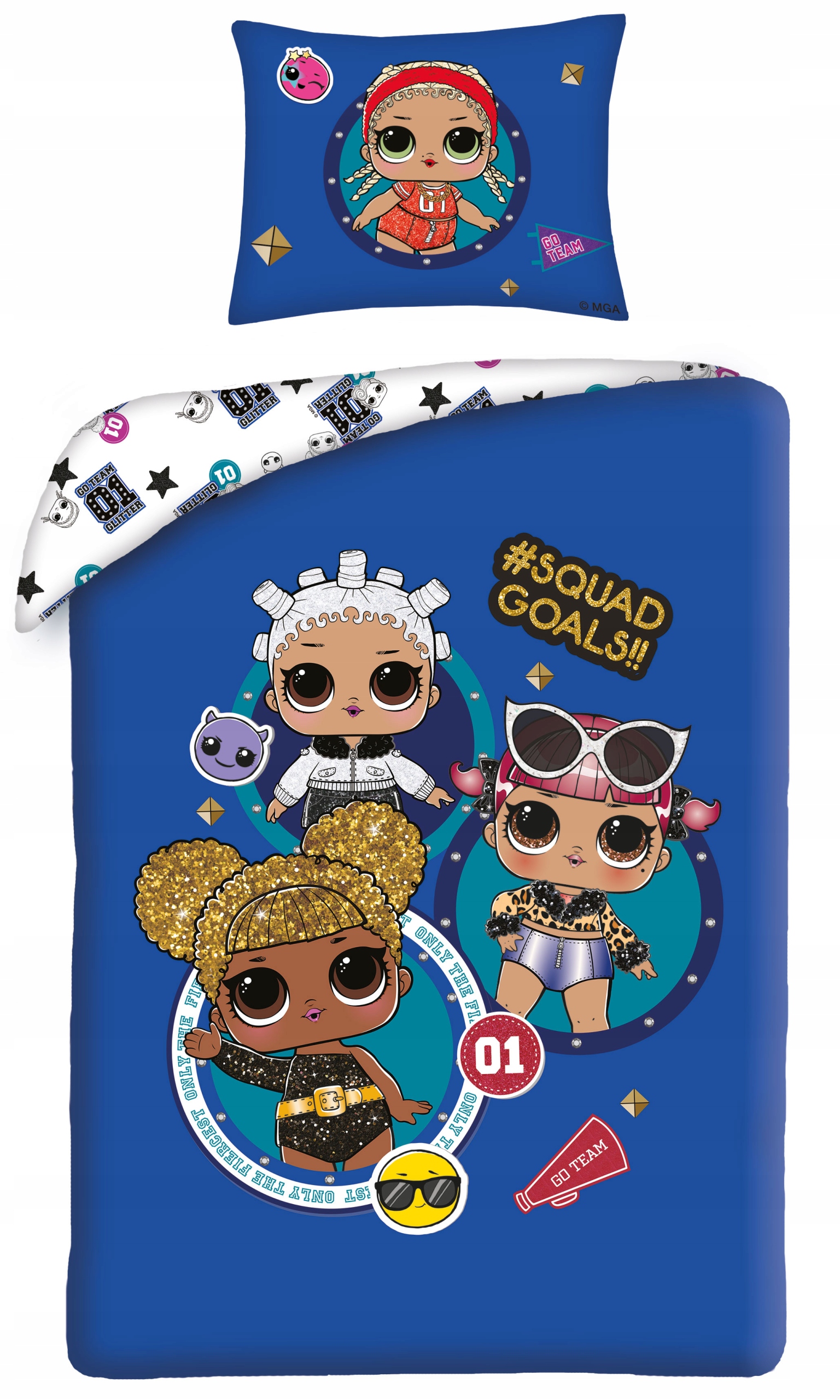 OBRUS FOLIOWY LOL SURPRISE URODZINY-1,2x1,8m-8600 Materiał wykonania inny