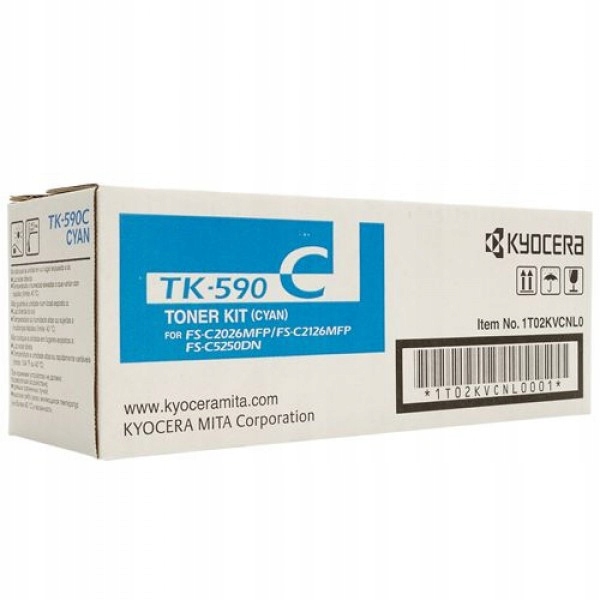 Toner Kyocera TK-590C TK590C TK-590C Ecosys modrý (cyan)