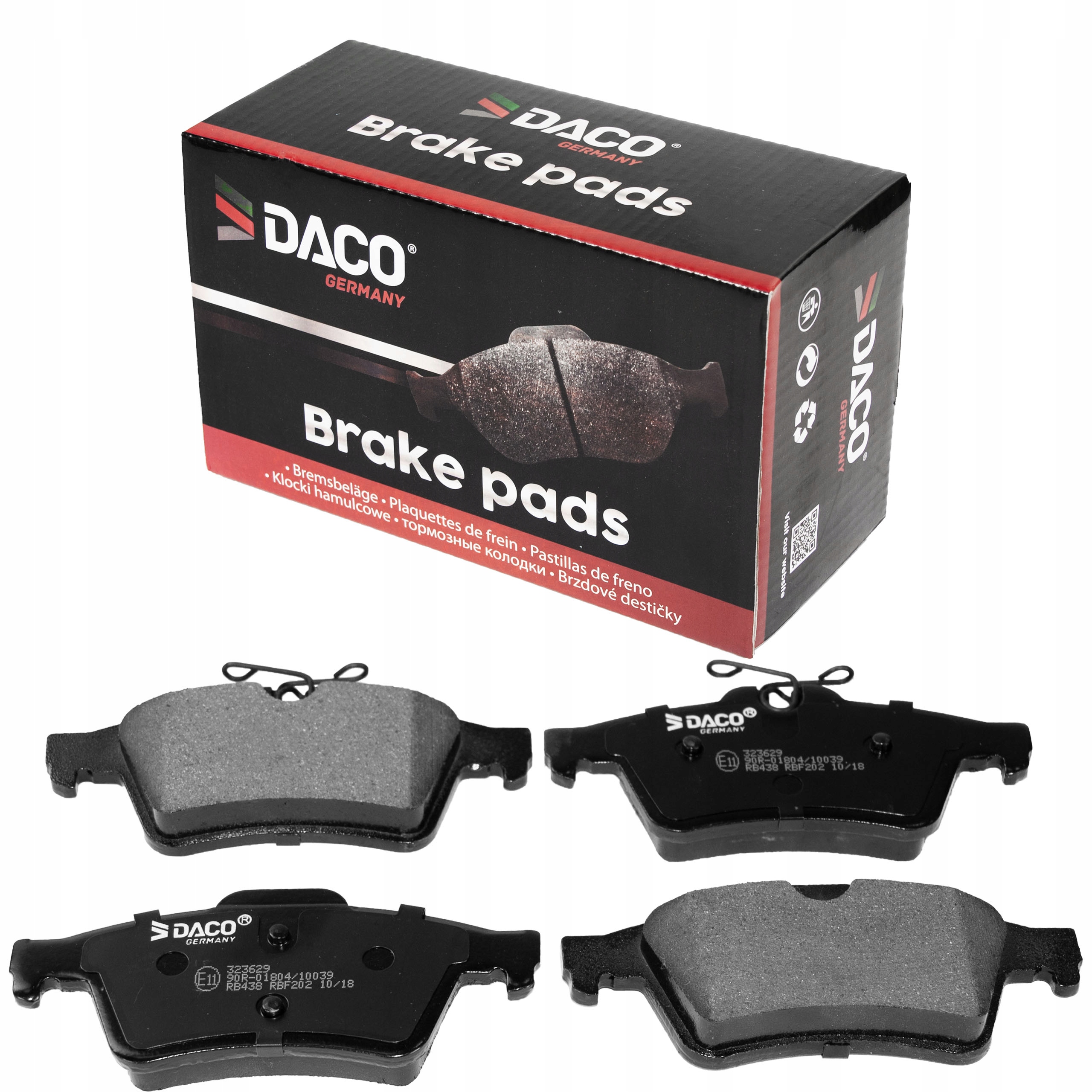 Klocki TYŁ DACO Primera P12 Signum Vectra C 508