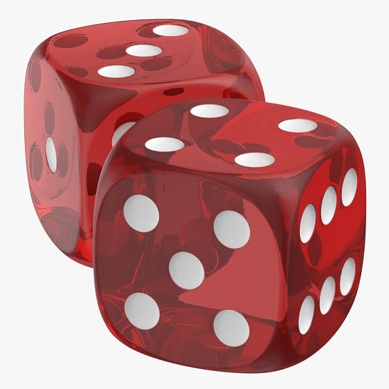

5 X Piękne Kości Kostki Kostka Dice Do Gry Poker