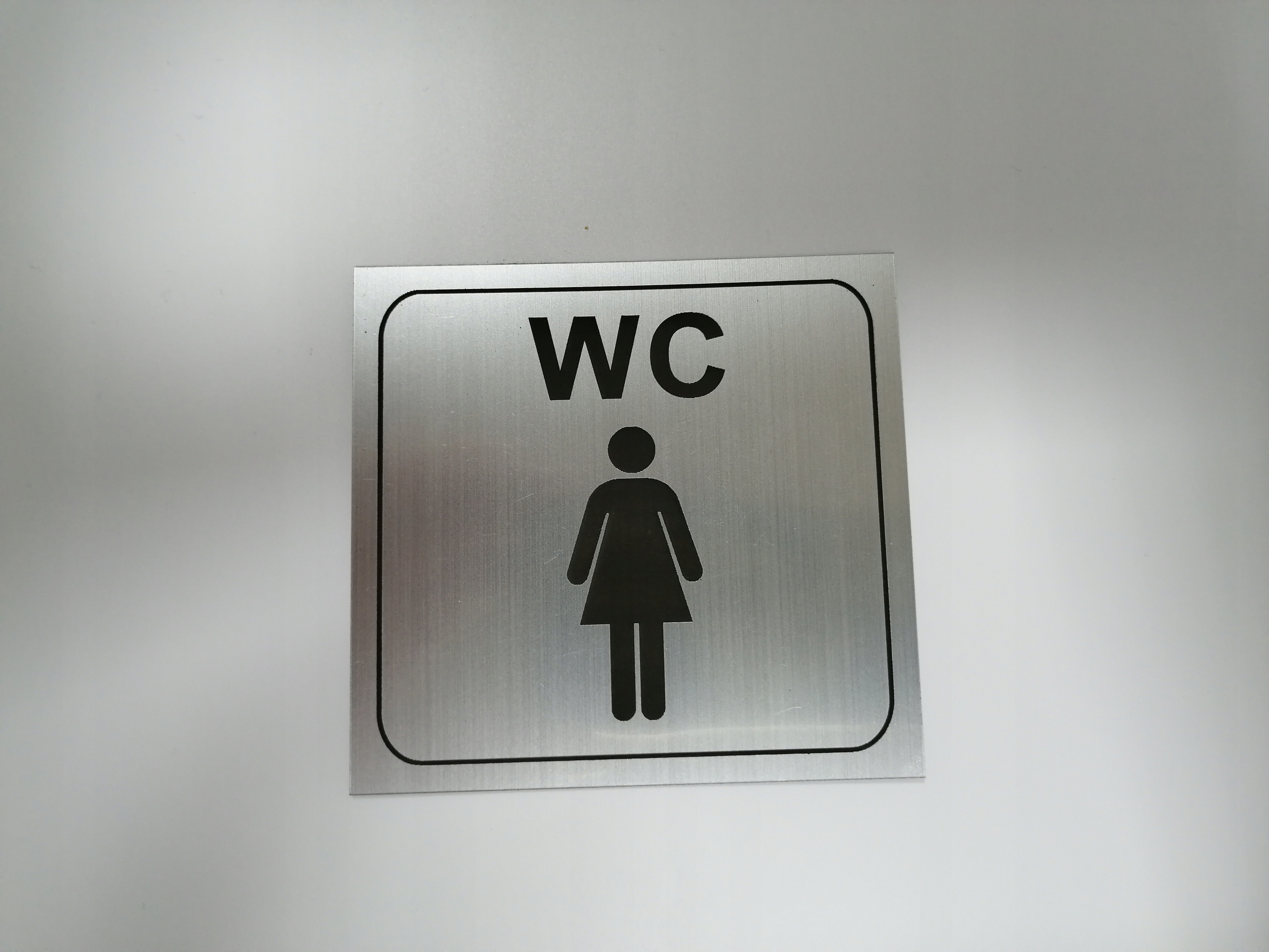 Tabliczka, piktogram, znak, WC,toaleta