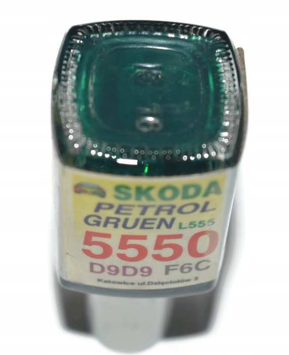 

Skoda 5550 Petrol Gruen Lakier Zaprawka Do Rys Ara