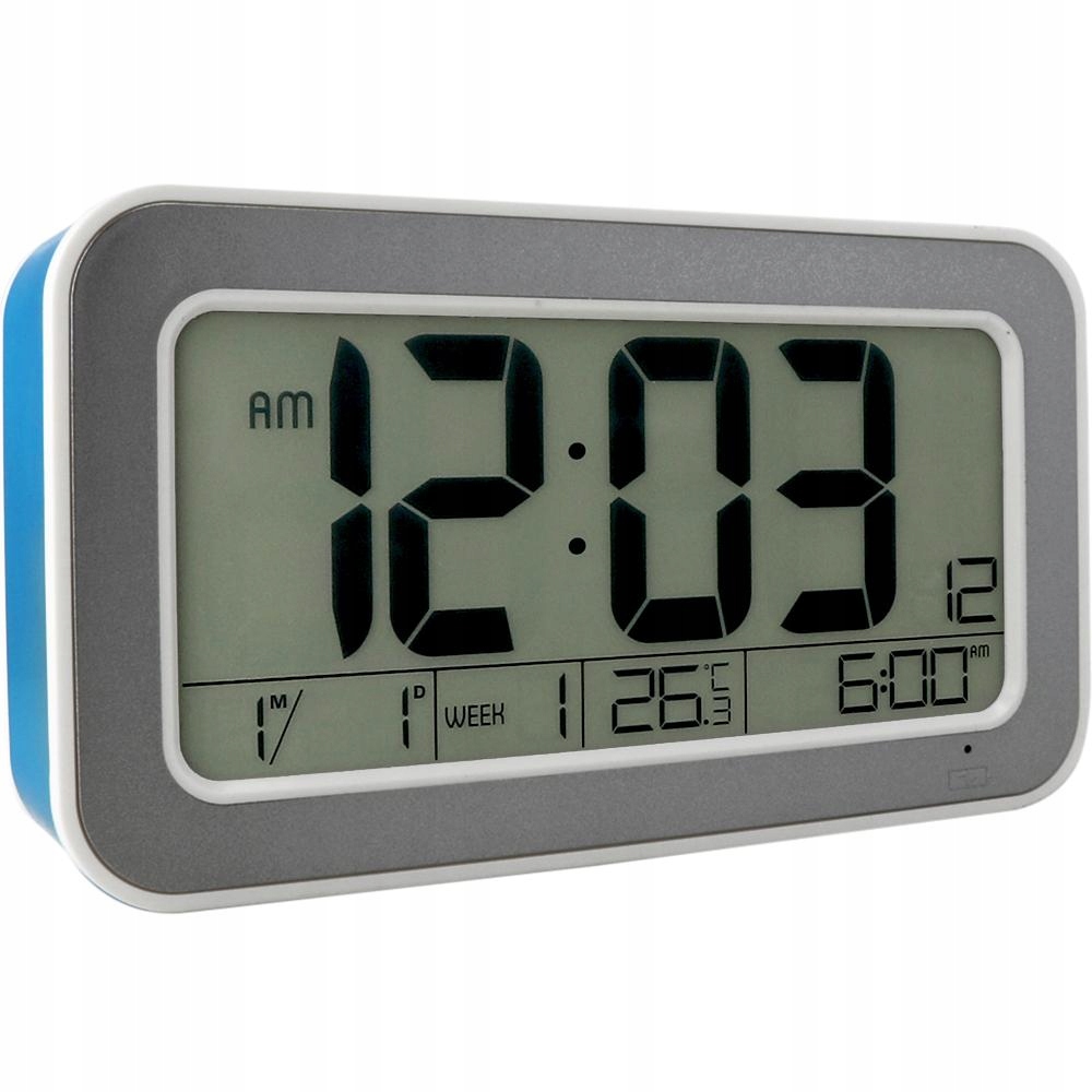 CYFROWY BUDZIK LED, data, termometr, drzemka. 4003