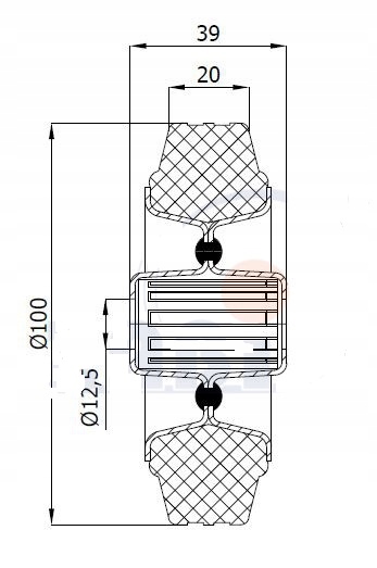 FI 100 KOŁA KÓŁKA DO KOMPRESORA WÓZKA 70 kg Marka inny