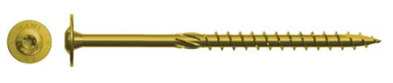 WKRĘTY WKRĘT DO WIĘŹBY DACHOWEJ 6 x 100mm 100szt CIESIELSKI