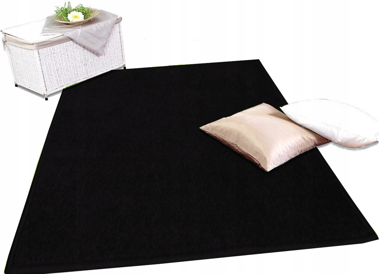 

Wykładzina Dywanowa Czarna Na Wymiar 400cm 4m x4
