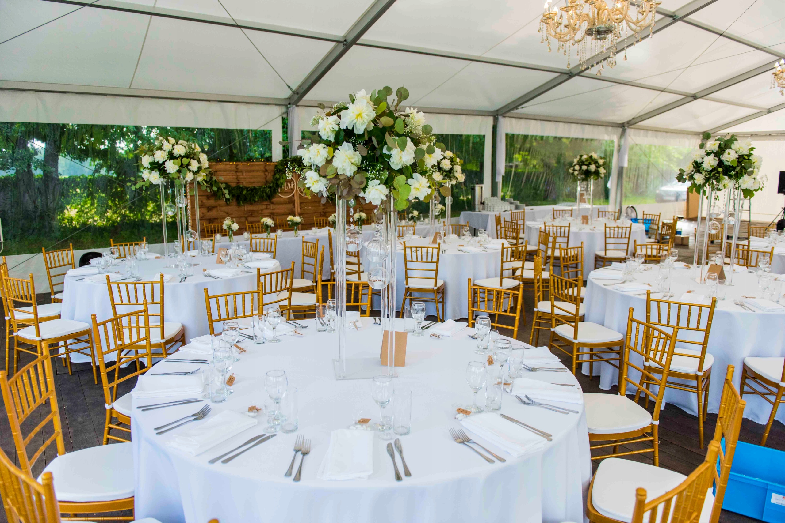 OBRUS BIAŁY STÓŁ OKRĄGŁY gładki matowy 320CM Typ obrus