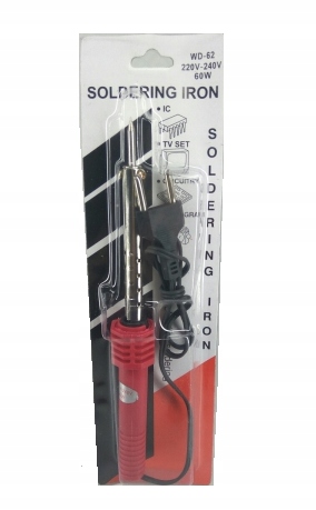 

Lutownica sieciowa 240V 60W WD-62 (2373)