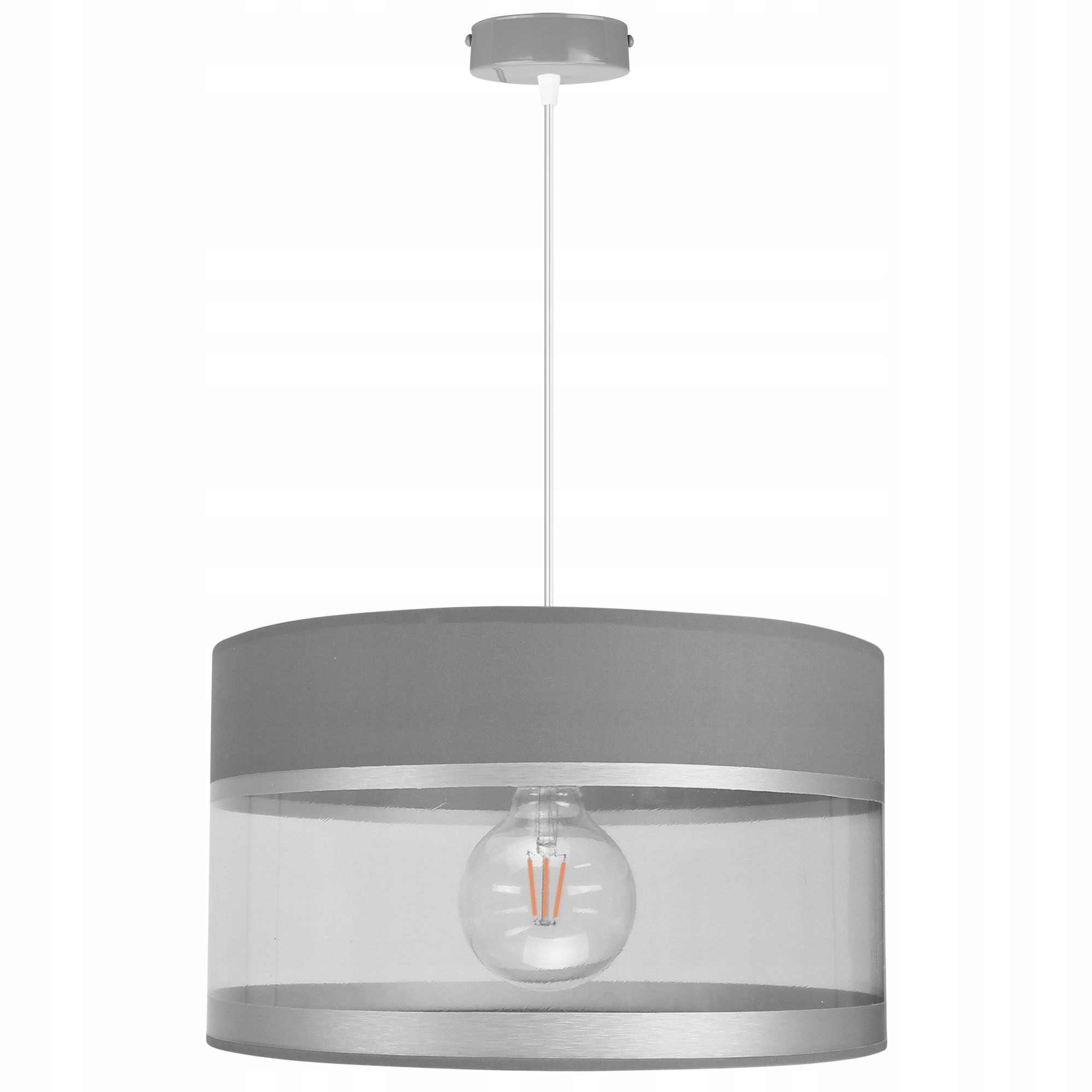 

Lampa Wisząca Sufitowa Żyrandol Abażur Nowoczesna