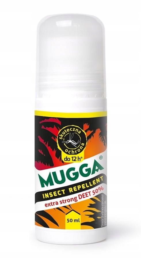 

Mugga Extra Strong 50%DEET Przeciw Komarom Kleszom