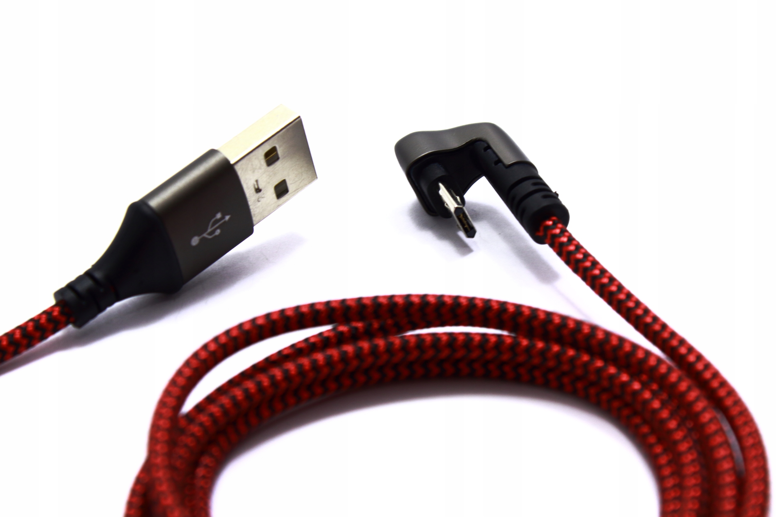 KABEL MICRO USB KĄT 180 STOPNI 1,5m QUICK CHARGE