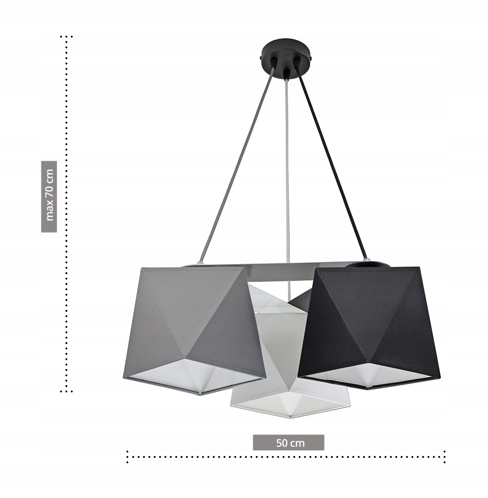 LAMPA WISZĄCA SUFITOWA ŻYRANDOL MIX LED 299-U3 Marka Luxolar