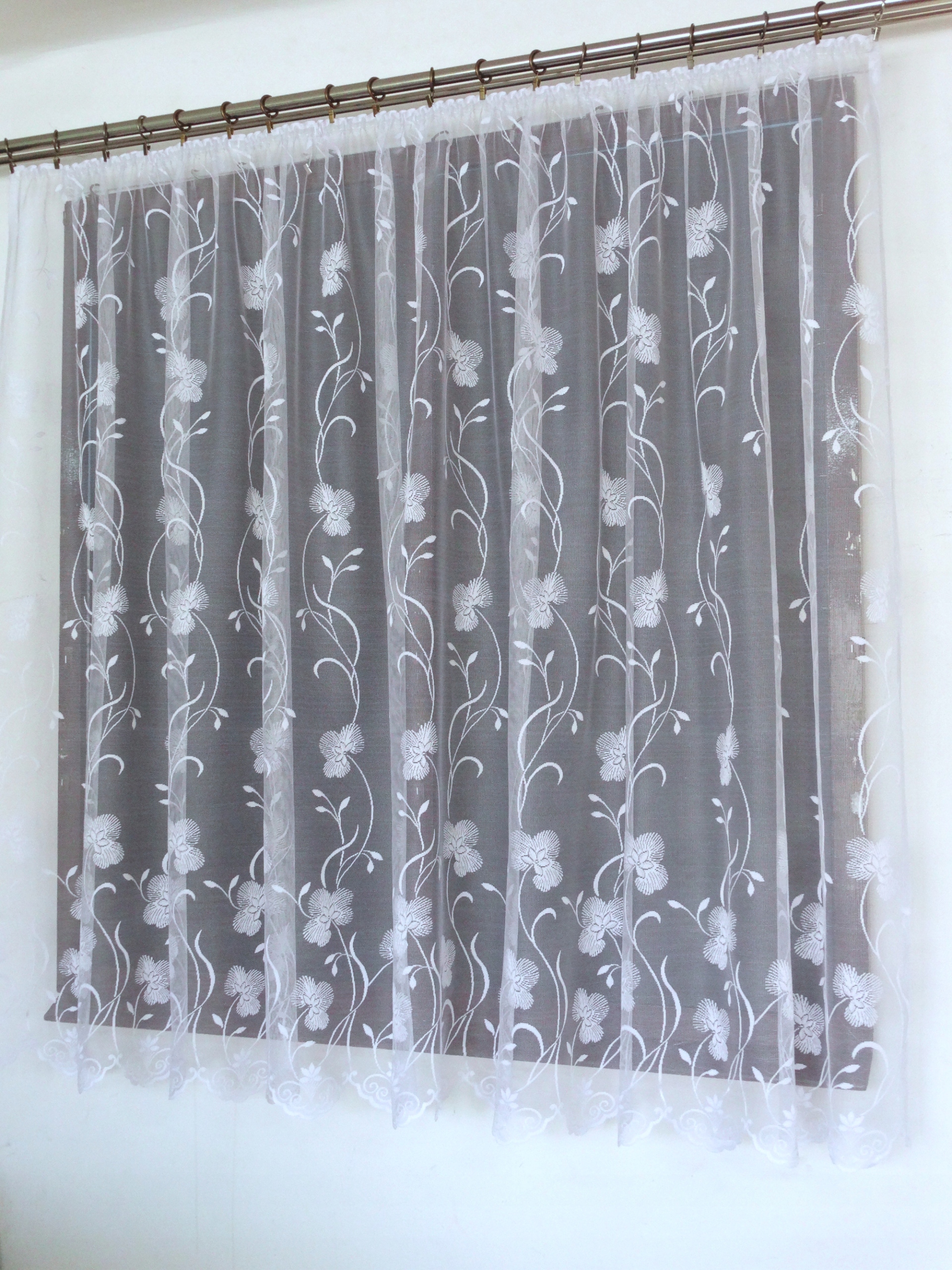 Mg Záclona žakárová páska 618/81 340X250 cm hotová s páskou G