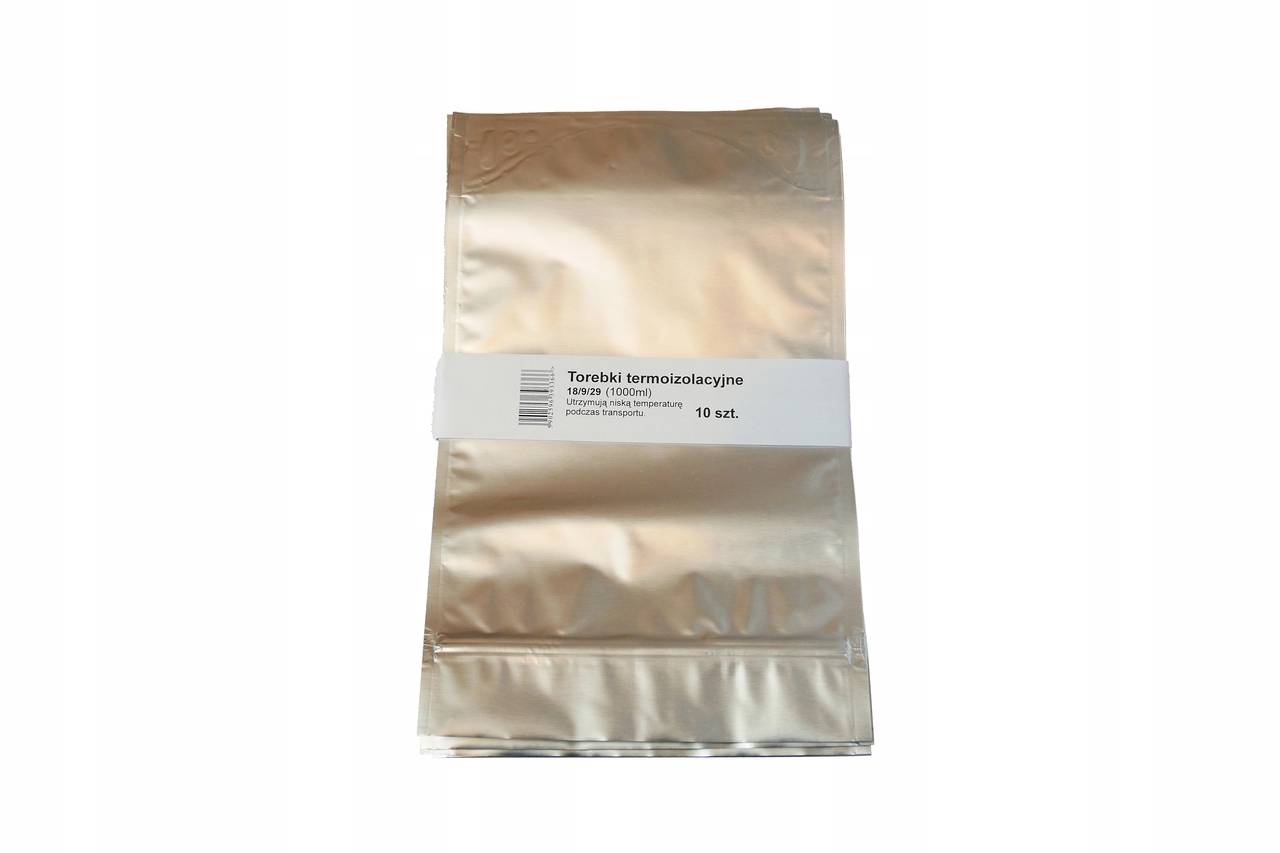 

Torebki Termoizolacyjne 1000 ml x 10 sztuk