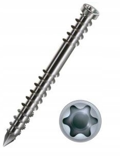 

Spax wkręt do pomostów kładek 8x120 mm A4 50 Inox