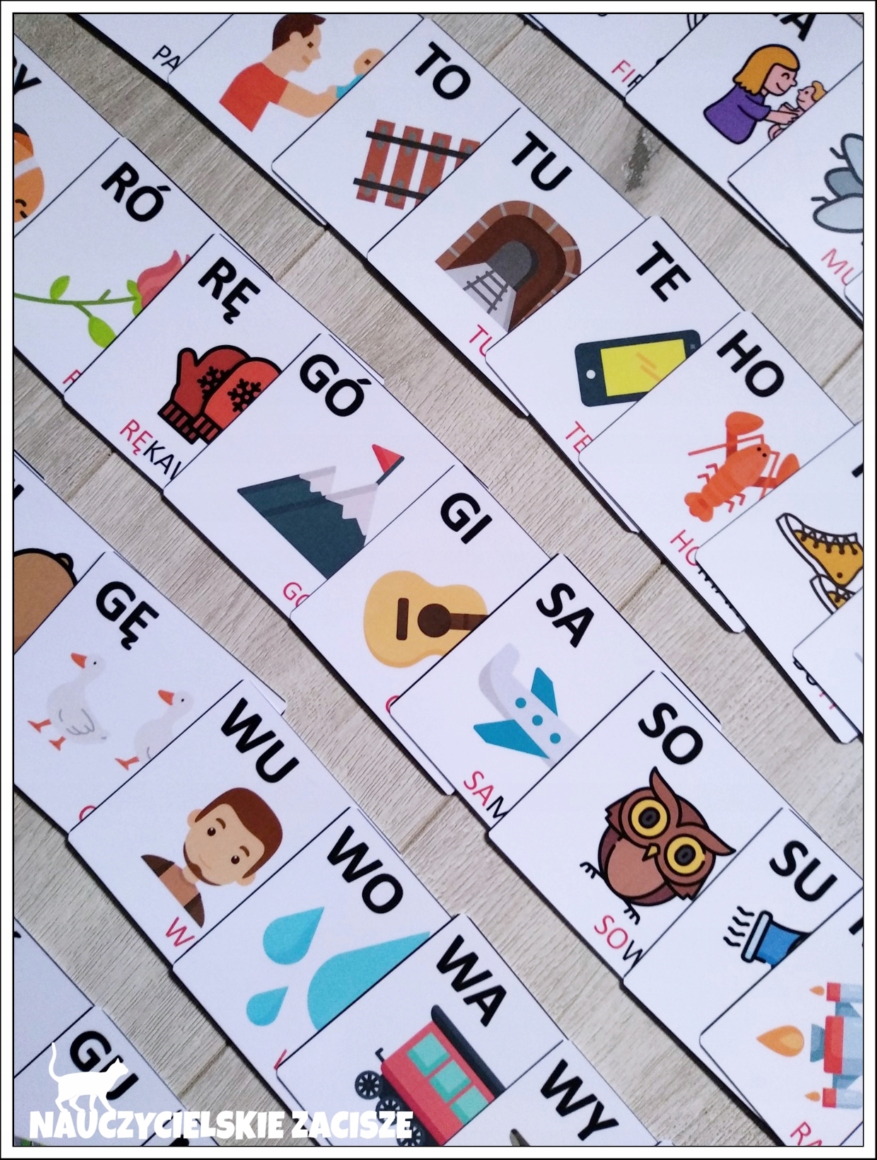 SYLABY - zestaw 129 kart | czytanie sylabowe Przedmiot Edukacja wczesnoszkolna