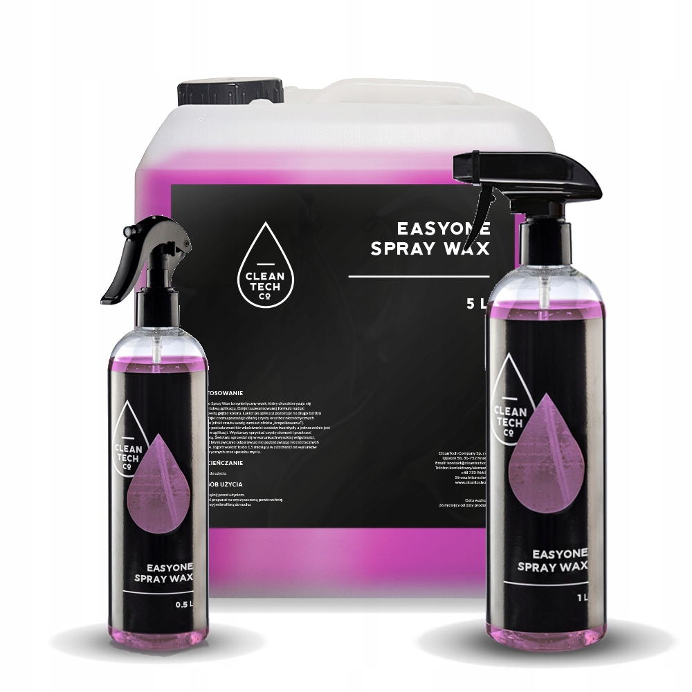 CLEANTECH EASYONE СПРЕЙ ВОСК 5L