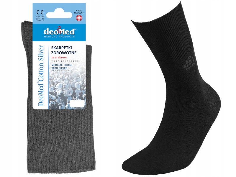 

Skarpety Deomed Cotton Bezuciskowe Zdrowotne 43-46