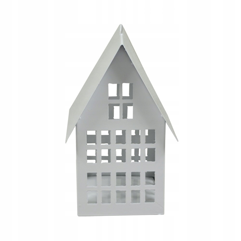 LATARENKA METALOWA NA ŚWIECE LAMPION ŚWIECZNIK