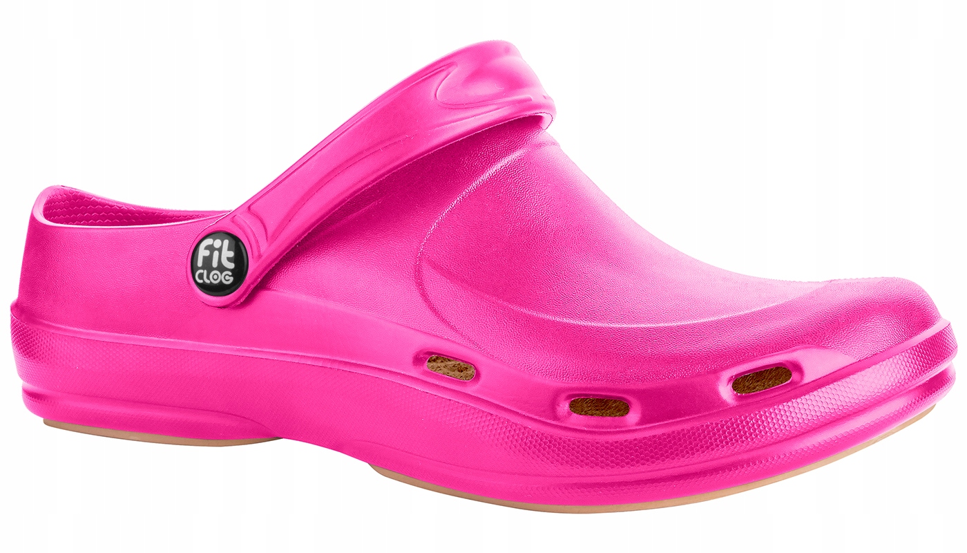 Klapki FitClog Obuwie medyczne Produkt Polski Pink Jakość 40