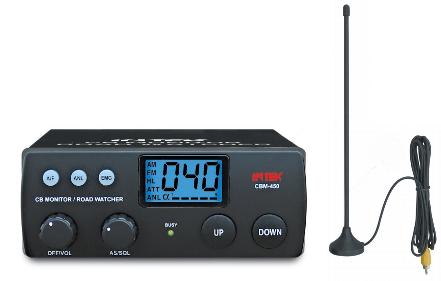 

Radio Cb Intek CBM450 Odbiornik Antena Magnetyczna