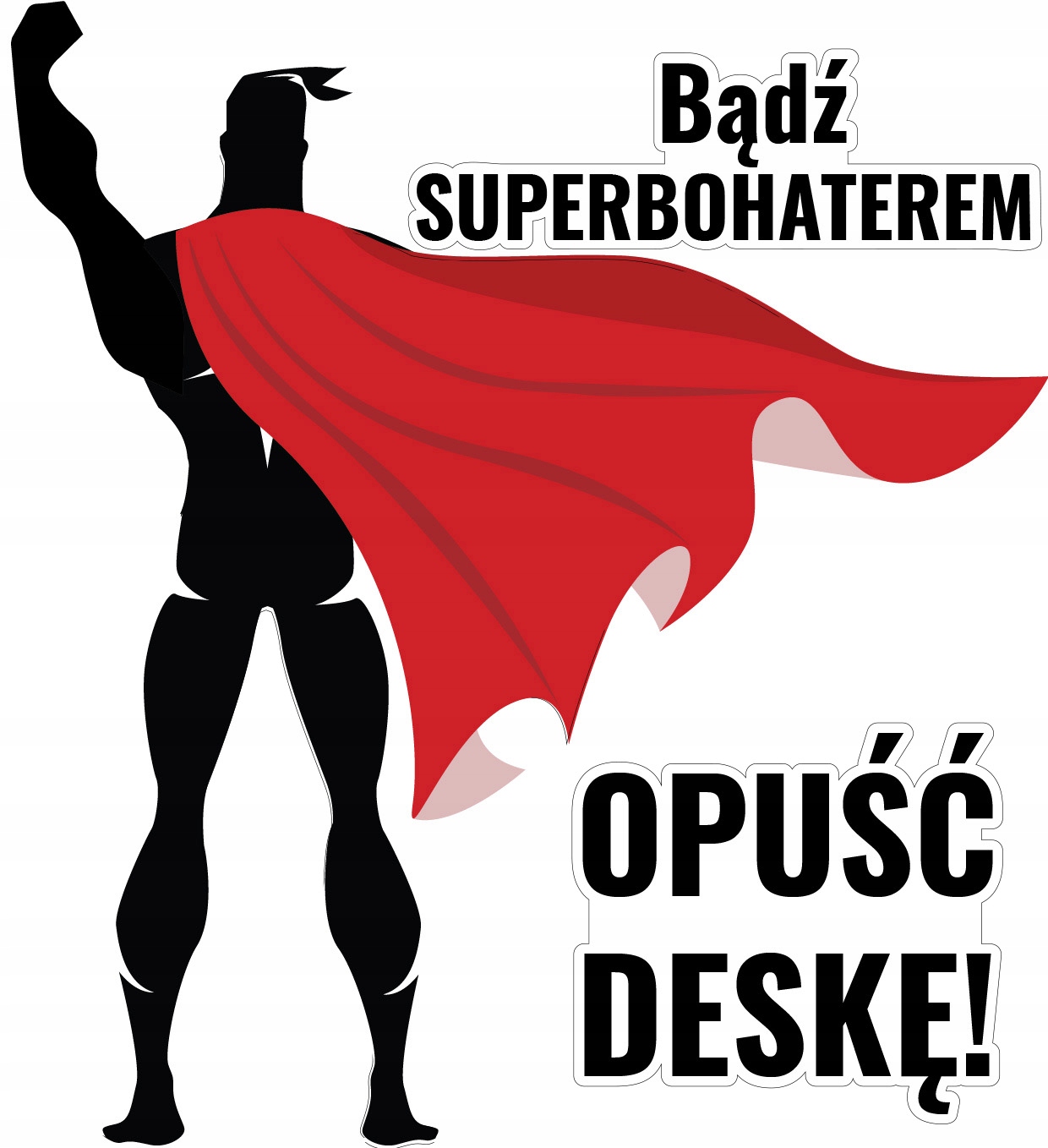

Naklejka Deska Sedesowa klozetowa Wc opuść deskę