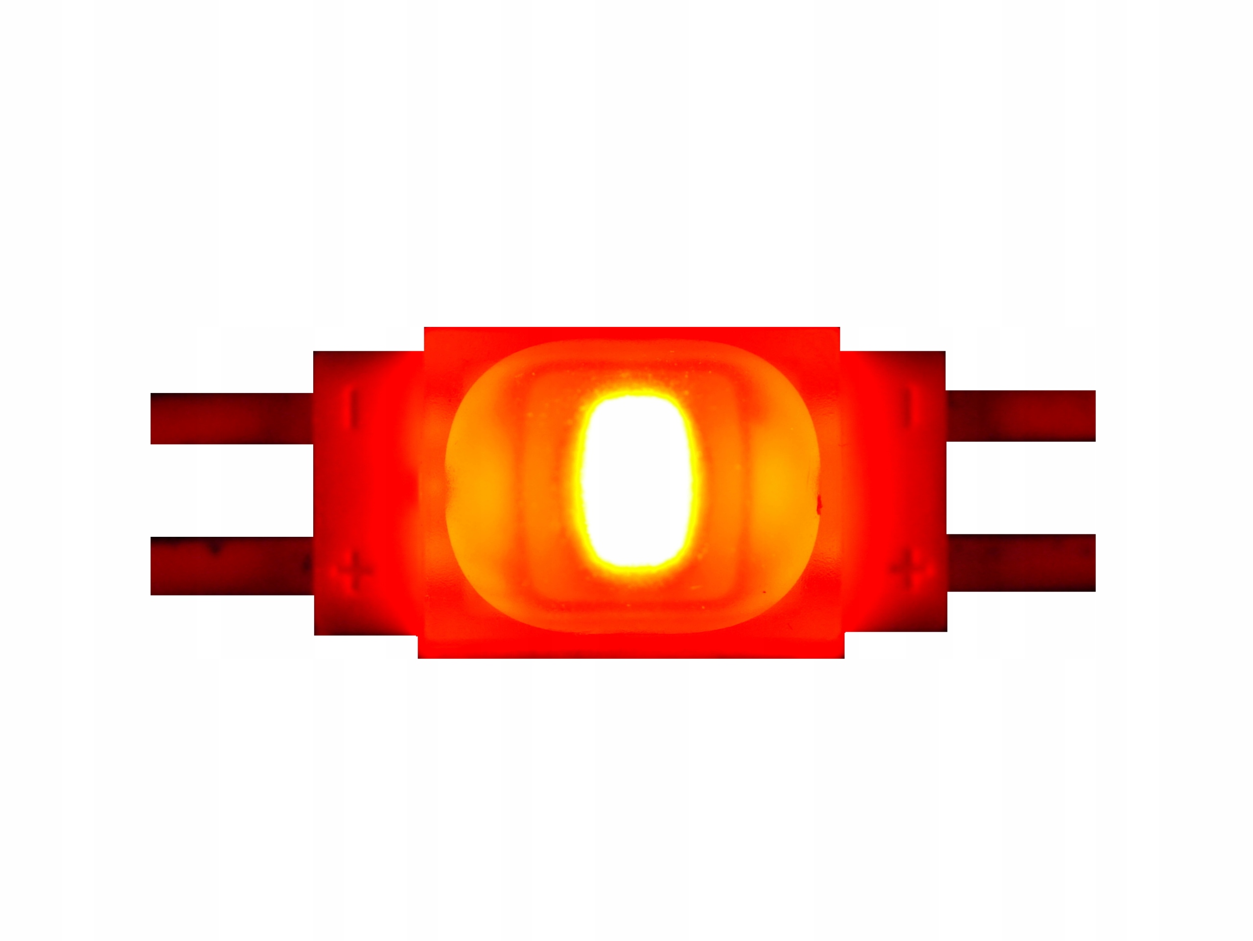 BARDZO JASNY MINI MODUŁ LED CZERWONY 0,36W 12V DC