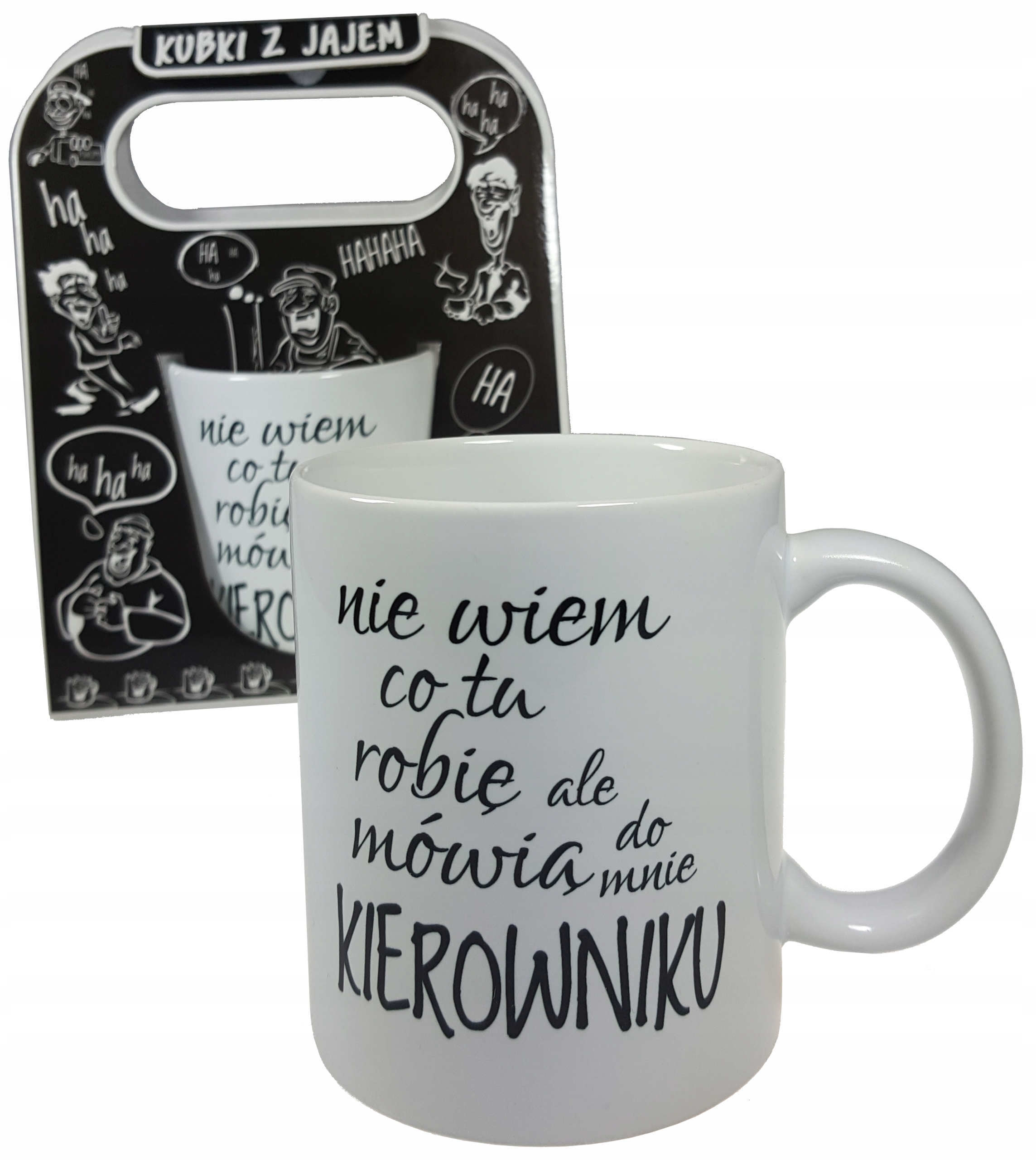 

Kubek Kierownika Nie Wiem Co Tu Robię Gadżet Bi.