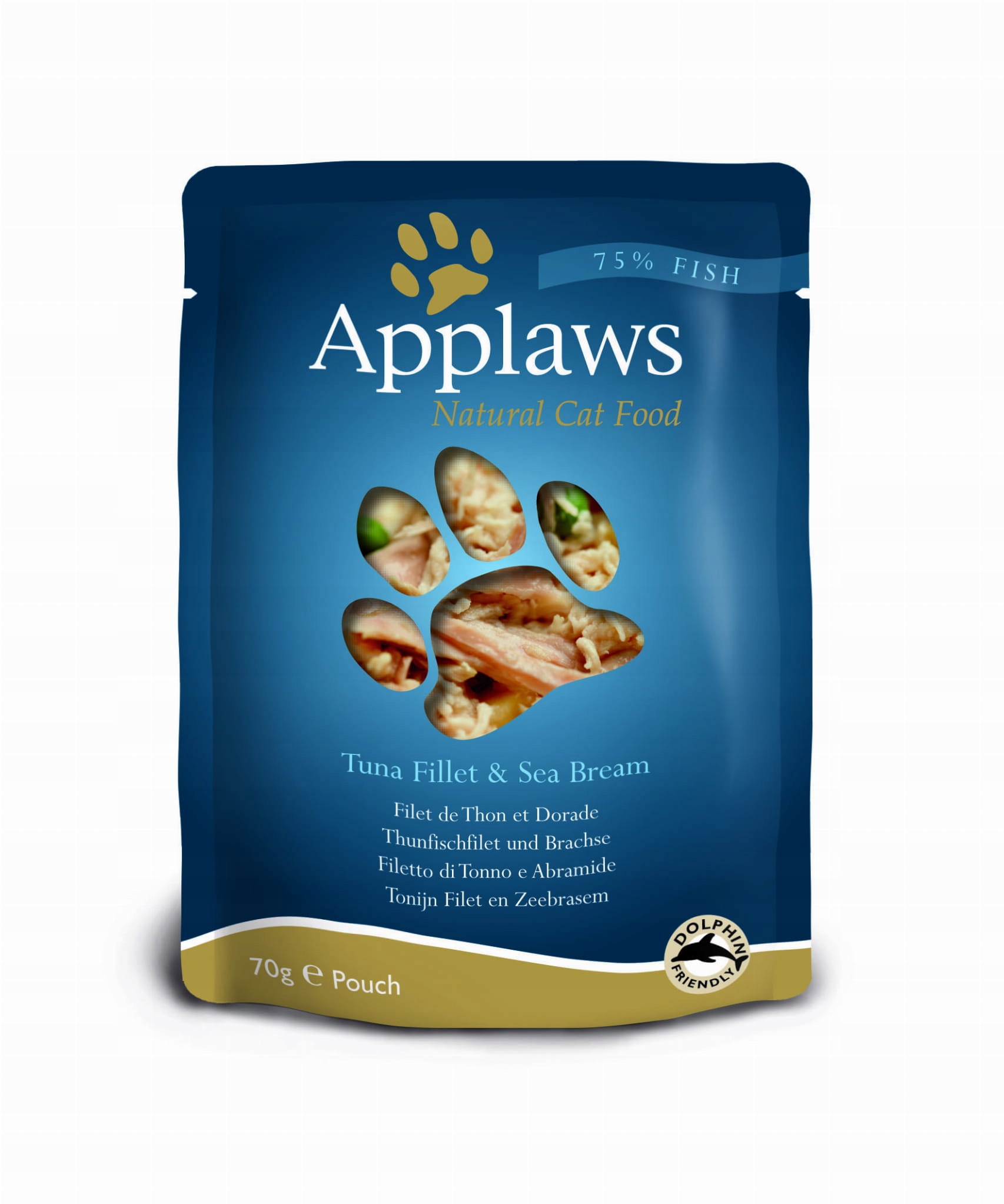 Levně Applaws Filet z tuňáka s mořskou cibulí ve vývaru 24x70g kočky