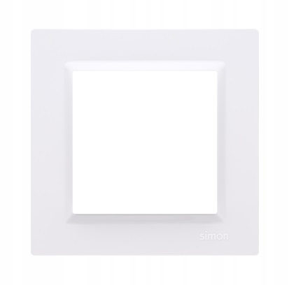 

Simon 10 Ramka Pojedyncza Biała CR1/11
