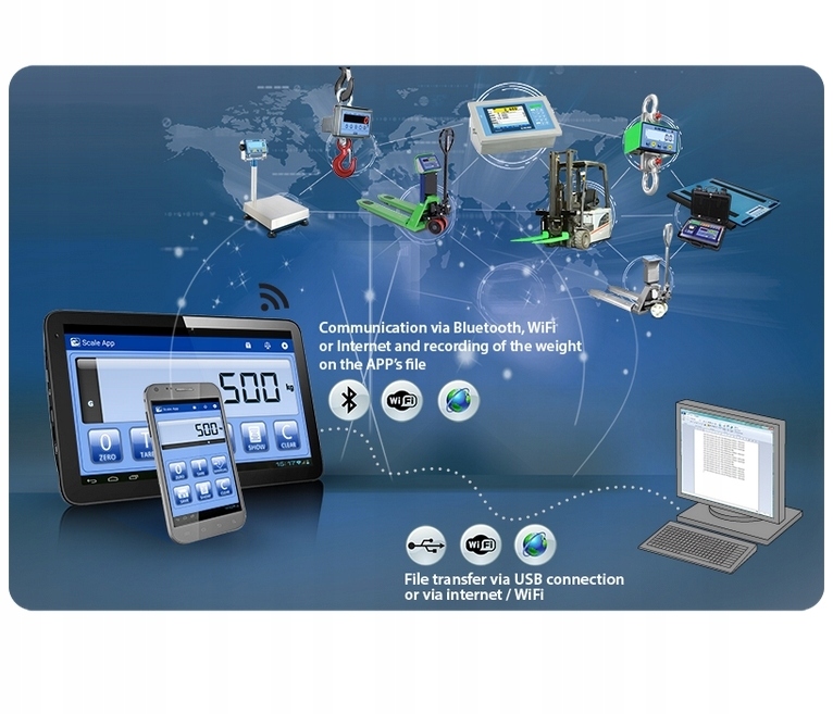 WAGA MAGAZYNOWA Z LEGALIZACJA 1,2x1,5m 3000kg Typ platformowa