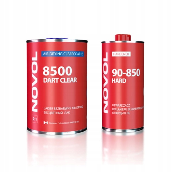 

Novol 8500 Dart Clear Lakier Bezbarwny Hs 1L+0,5L