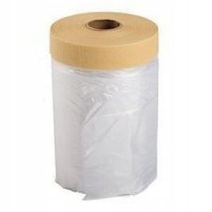 

Folia malarska z taśmą papier. Antychlap 110cmx20m