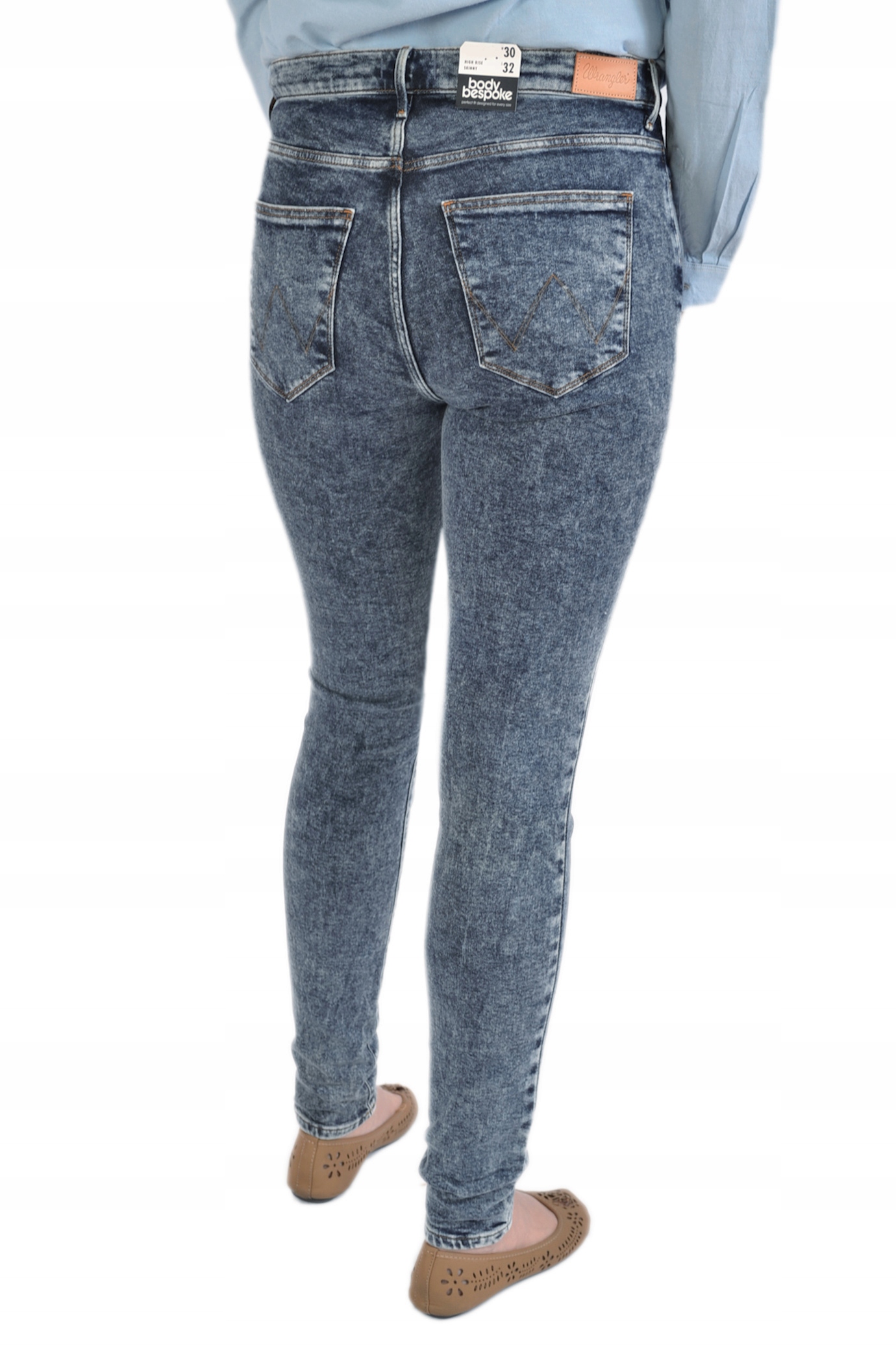 Jeansy WRANGLER SKINNY RISKY BUSINESS W28 L32 Kolor inny kolor