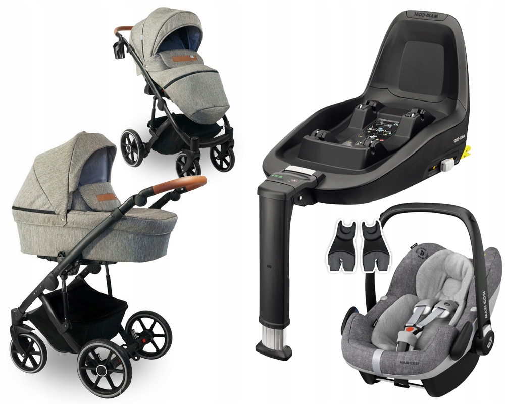 BEXA LINE 2.0 wózek 4w1 Maxi-Cosi Pebble Pro BAZA