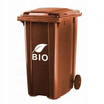 

Bio _ Naklejka Na Kosz, Śmietnik __ Frakcje _ 20cm