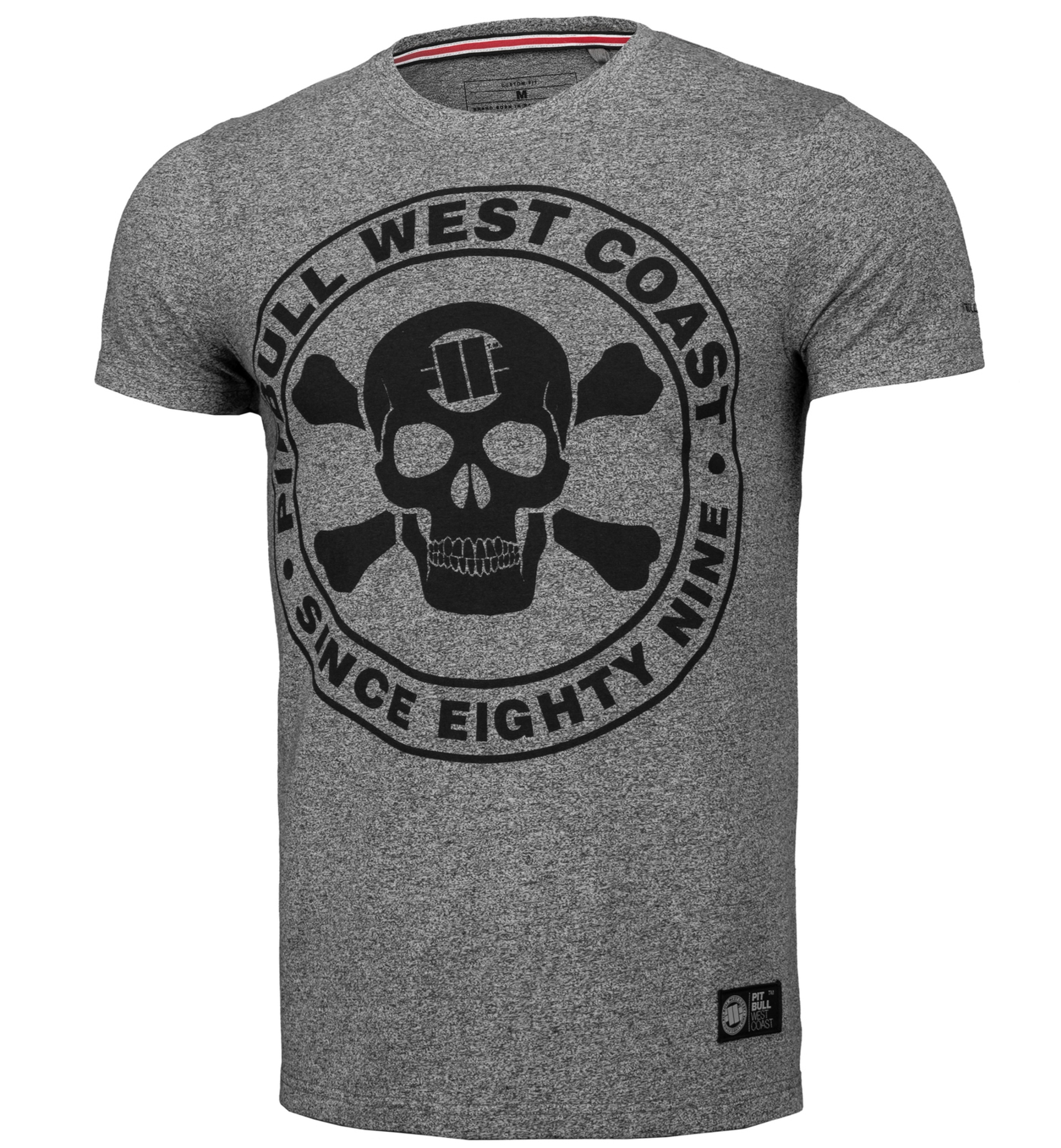 

Pit Bull Koszulka Custom Fit Skull Logo Pitbull